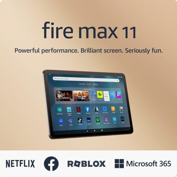 Amazon Fire Max 11 tablet (newest model) vivid 11” display, Amazon Fire Max 11 tablet (newest model) vivid 11” display, ...