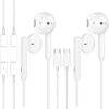 2 Pack Earbuds Headphones Earphones Wired [MFI Certified] US...