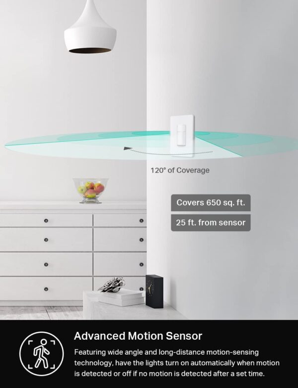 515C1pbsz9L._SL1300_.jpg Kasa Smart Motion Sensor Switch, Single Pole, Needs Neutral ...