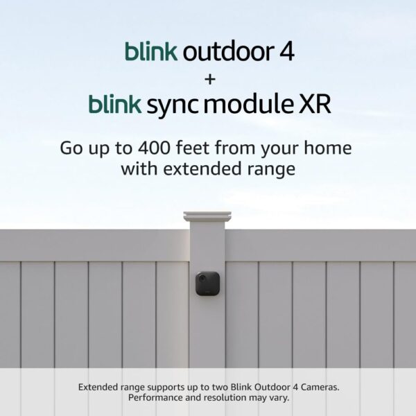 Blink Outdoor 4 + Sync Module XR — Wire-free smart security ...