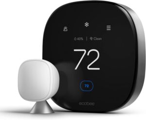 ecobee Smart Thermostat Premium with Smart Sensor and Air Qu...