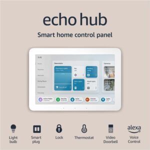 Amazon Echo Hub | 8” smart home control panel with Amazon Echo Hub | 8” smart home control panel with Alexa | C...