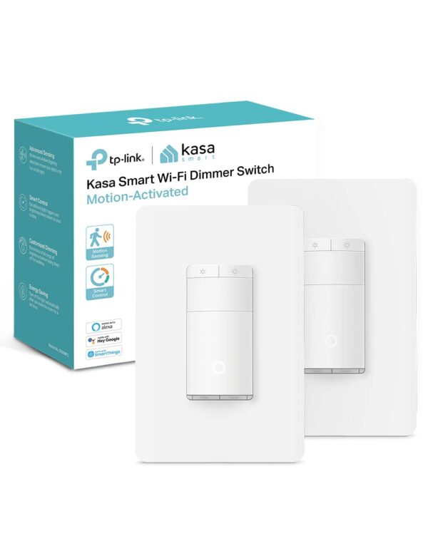 Kasa Smart Motion Sensor Switch, Dimmer Light Switch, Single... Kasa Smart Motion Sensor Switch, Dimmer Light Switch, Single...