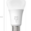 51drrEPXPlL._AC_SL1500_.jpg Philips Hue Smart 60W A19 LED Bulb - Soft Warm White Light -...