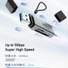 51eIMbkL7fL._AC_SL1200_.jpg uni SD Card Reader, High-Speed USB C to Micro SD Card Adapte...