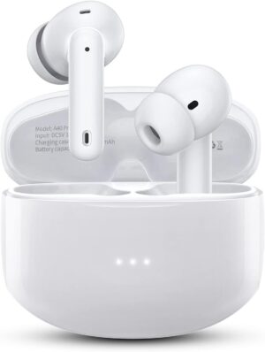 A40 Pro Wireless Earbuds, 50Hrs Playtime Bluetooth Earbuds B...