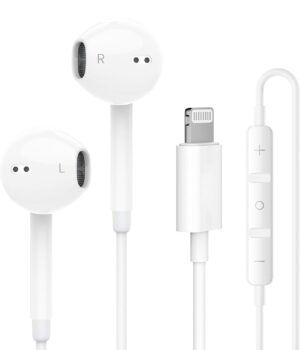 1Pack Wired Earphones for iPhone Earbuds with Lightning Conn...