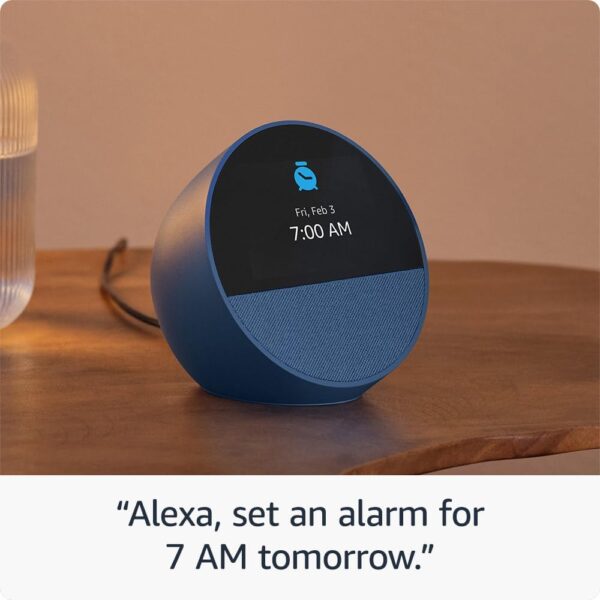 51mDwL7dbZL._AC_SL1000_.jpg Amazon Echo Spot (newest model), Great for nightstands, offi...