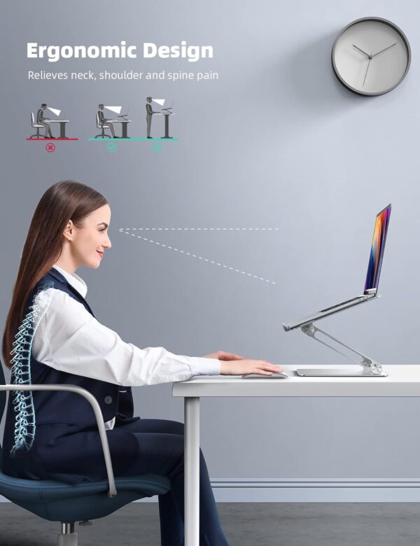 61OZpMRs4L._AC_SL1500_.jpg Lamicall Adjustable Laptop Stand, Portable Laptop Riser, Alu...
