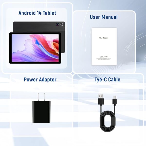 61-XszHaSL._AC_SL1500_.jpg Tablet, 10.36'' Android 14 Tablet with 16GB RAM 128GB ROM 1T...