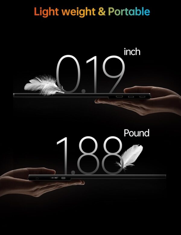 6108Cs3RRoL._AC_SL1500_.jpg VILVA Portable-Monitor-for-Laptop - 15.6'' 1080P FHD IPS Dis...