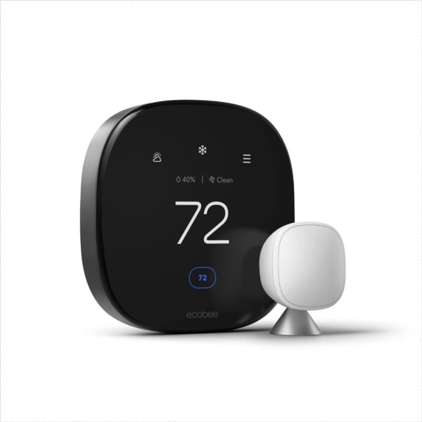 ecobee Smart Thermostat Premium with Smart Sensor and Air Qu...