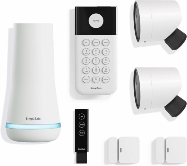 SimpliSafe 7 Piece Wireless Outdoor Camera Home Security Sys... SimpliSafe 7 Piece Wireless Outdoor Camera Home Security Sys...