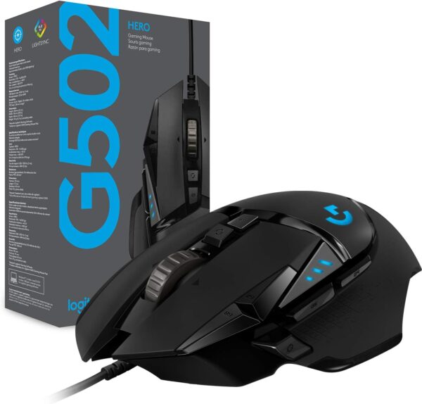 612np2rcdBL._AC_SL1500_.jpg Logitech G502 HERO High Performance Wired Gaming Mouse, HERO...