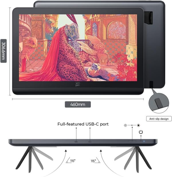 616CrTiYOeL._AC_SL1000_.jpg XPPen 4K UHD Artist Pro 19 Gen2 Drawing Tablet with Screen, ...