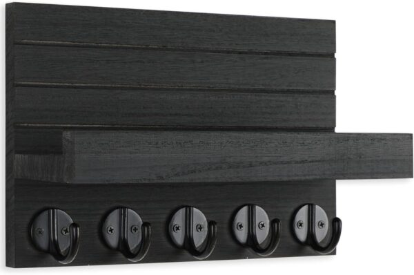 61Ax2Y8kcDL._AC_SL1500_.jpg Key Holder for Wall, Decorative Key and Mail Holder with She...