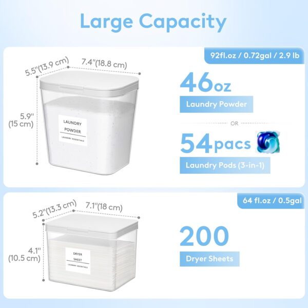 61D9d4ckC0L._AC_SL1500_.jpg Lifewit 3 Pack 0.72 Gal Laundry Pods container & 0.5 Gal Dry...