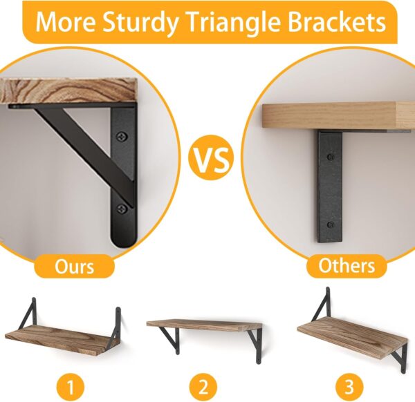 61ENKKRsoWL._AC_SL1500_.jpg YGEOMER Floating Shelves for Wall Different Sizes Farmhouse ...