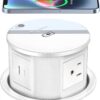 XBA Pop Up Outlet with 15W Wireless Charger, 4 AC XBA Pop Up Outlet with 15W Wireless Charger, 4 AC Plug 1 USB...