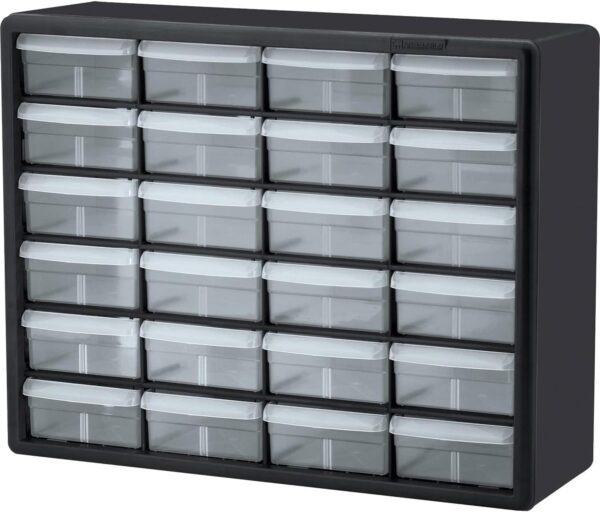 Akro-Mils 24-Drawer Plastic Drawer Storage Cabinet for Garag... Akro-Mils 24-Drawer Plastic Drawer Storage Cabinet for Garag...
