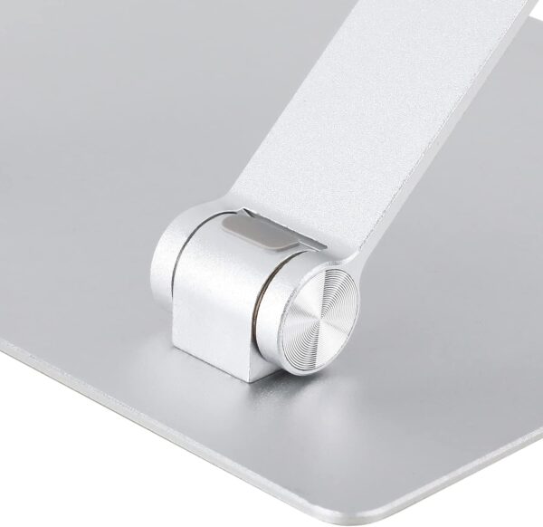 61KQ-tgnZOL._AC_SL1500_.jpg Amazon Basics Ergonomic and Foldable Laptop Stand for Desk, ...