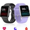 61KRRidVT2L._AC_SL1500_.jpg Smart Watch, Fitness Tracker with Heart Rate Monitor, Blood ...