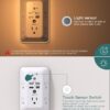 61N2vgoxWTL._AC_SL1500_.jpg Surge Protector, Outlet Extender with Night Light, Addtam 5-...