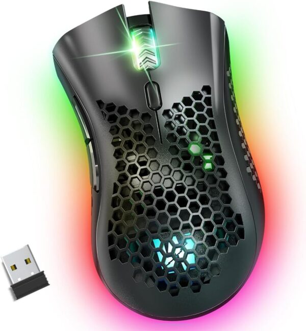 KM-1 Gaming Mouse, Wireless Mouse Gaming Computer Mice USB w... KM-1 Gaming Mouse, Wireless Mouse Gaming Computer Mice USB w...