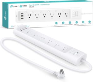 Kasa Smart Plug Power Strip HS300, Surge Protector with 6 In...