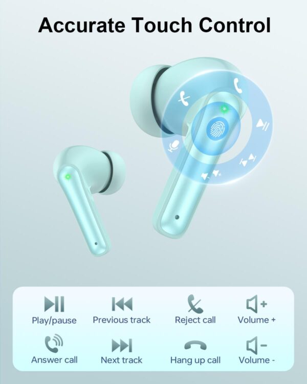 61QBGwcGDPL._AC_SL1500_.jpg Wireless Earbuds, Bluetooth 5.3 Ear Buds, Headphones with Cl...