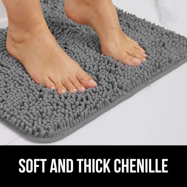 GORILLA GRIP Bathroom Rug Sets, Soft Chenille 2 Piece Area R...