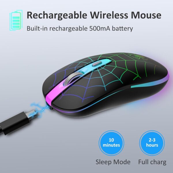 61STCrfXEVL._AC_SL1500_.jpg TaIYanG Wireless Mouse, 2.4G Portable Optical Quiet Cute Mou...