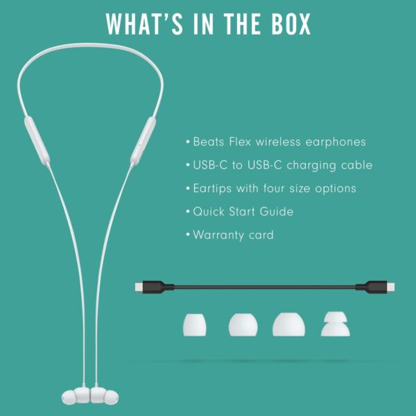 61U9lZWxUaL._AC_SL1500_.jpg Beats Flex Wireless Earbuds - Apple W1 Headphone Chip, Magne...