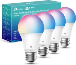 Kasa Smart Light Bulbs, Full Color Changing Dimmable Smart W...