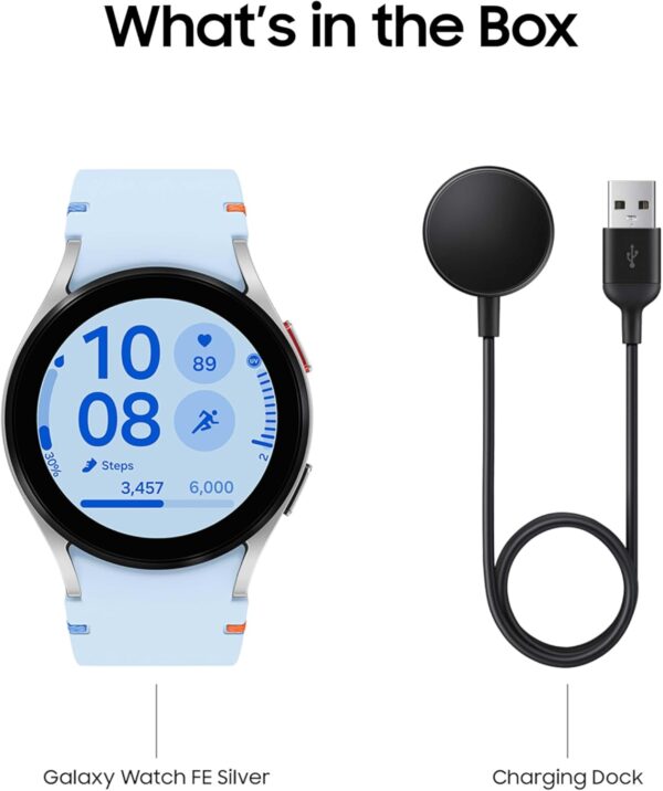 61YALhqZmKL._AC_SL1500_.jpg SAMSUNG Galaxy Watch FE 40mm Bluetooth AI Smartwatch w/Fitne...