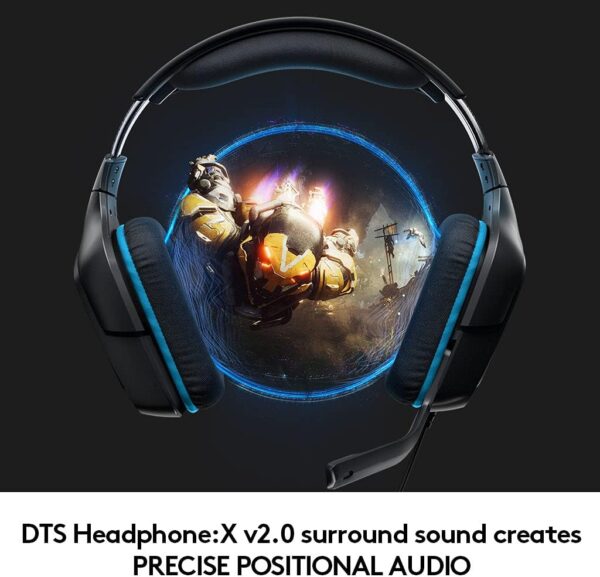 61YJqaIapKS._AC_SL1024_.jpg Logitech G432 Wired Gaming Headset, 7.1 Surround Sound, DTS ...