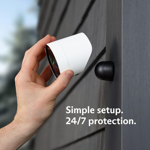 61cHmrg8hL._AC_SL1500_.jpg SimpliSafe 7 Piece Wireless Outdoor Camera Home Security Sys...