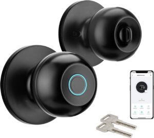 LEELEN Fingerprint Door Lock Smart Fingerprint Door Knob wit... LEELEN Fingerprint Door Lock Smart Fingerprint Door Knob wit...