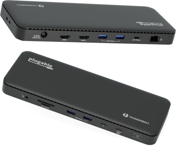 Plugable Thunderbolt 4 Dock with 100W Charging, Thunderbolt ... Plugable Thunderbolt 4 Dock with 100W Charging, Thunderbolt ...