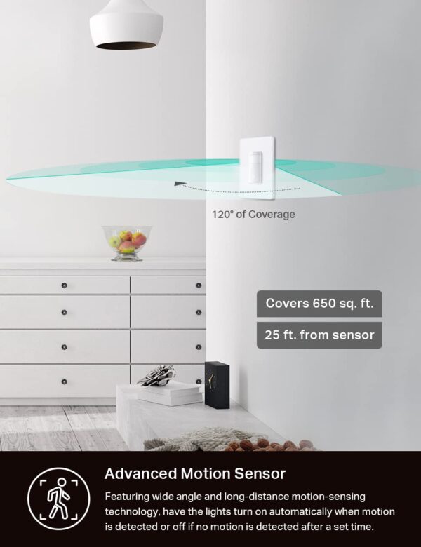 61elhjWIgL._SL1300_.jpg Kasa Smart Motion Sensor Switch, Dimmer Light Switch, Single...