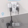 61gLucY9aL._AC_SL1500_.jpg Outlet Extender with Night Light, Multi Plug Outlet, USB Wal...
