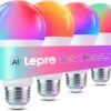 Lepro B2 AI Smart Light Bulbs - 1100LM WiFi & Lepro B2 AI Smart Light Bulbs