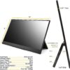 SideTrak Solo Pro 15.8" Portable Monitor for Laptop | FHD 10...