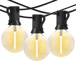 Banord 100FT G40 Globe String Lights, 2700K LED Outdoor Pati...