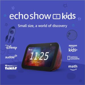 Amazon Echo Show 5 Kids (newest model), Designed for kids, Amazon Echo Show 5 Kids (newest model), Designed for kids, w...