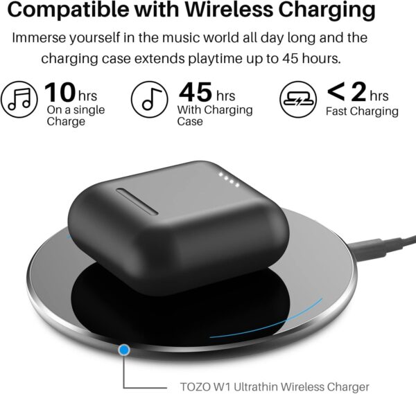 TOZO T6 True Wireless Earbuds Bluetooth 5.3 Headphones 50H L...
