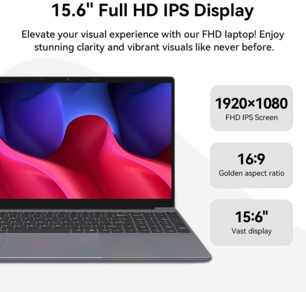 61kcUhkn0NL._AC_SL1000_.jpg Windows 11 Slim Student Laptop: 15.6" Full HD | 512GB SSD | ...