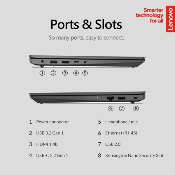 61kpB5iTGyL._AC_SL1500_.jpg Lenovo V14 G4 Business Laptop, 14" FHD Anti-Glare Display, A...