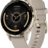 Garmin Venu 3S Soft Gold Stainless Steel Bezel 1.2-Inch AMOL...