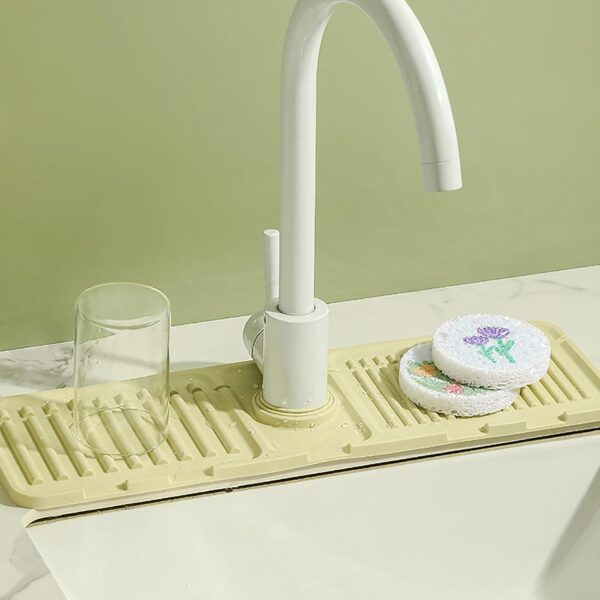 61py68e28EL._AC_SL1500_.jpg Faucet Mat for Kitchen Sink - 2024 Upgraded Premium Silicone...